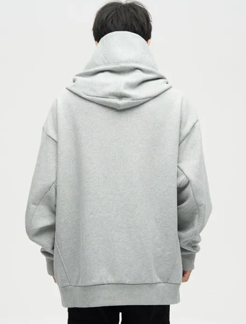 High Street Heavy Fleece-lined Thickened Hooded Sweatshirt | Streetwear