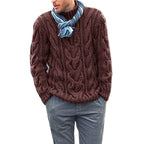 Men's Long-Sleeved Padded Pullover Sweater | Streetwear