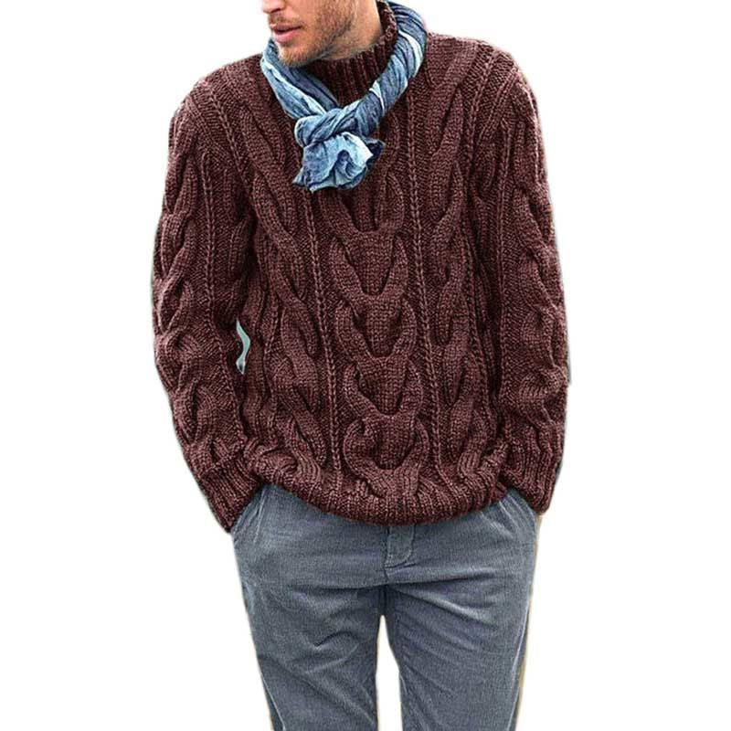 Men's Long-Sleeved Padded Pullover Sweater | Streetwear