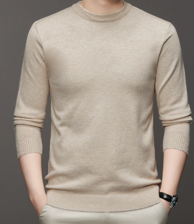 Men's High Neck Thickened Pure Cashmere Sweater