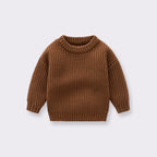 Warm Loose Knit Baby Sweater Coat