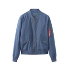 Women's Baseball Bomber Jacket for Spring & Autumn