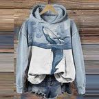 Hooded Super Plus Size Loose-Fitting Pullover | Streetwear