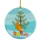 Norwich Canary Merry Christmas Ceramic Ornament