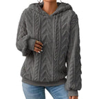 Women's Thick Plush Hoodie Sweatshirt for Autumn Winter | Streetwear