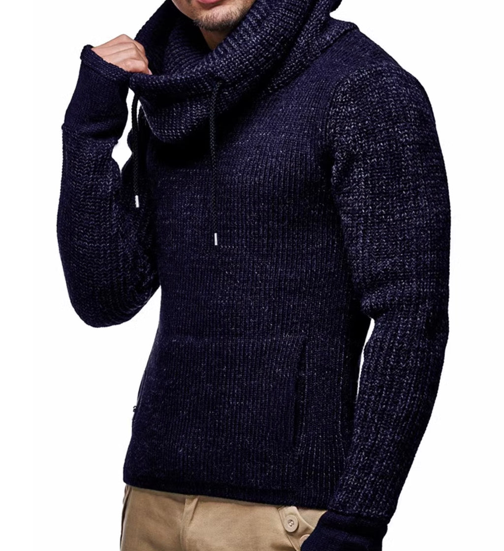 Thick Turtleneck Sweater, Christmas Knit Pullover | Streetwear