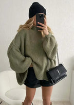 Loose Plus Size Pullover Sweater | Streetwear