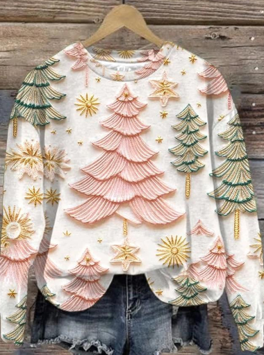 Christmas Street Fashion Round-neck T-shirt | Streetwear