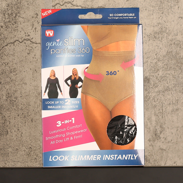 Genie Slim High-Waisted Shaping Panties with Grip Bands