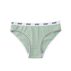 Cotton Low Waist Sports Panties for Women - Breathable