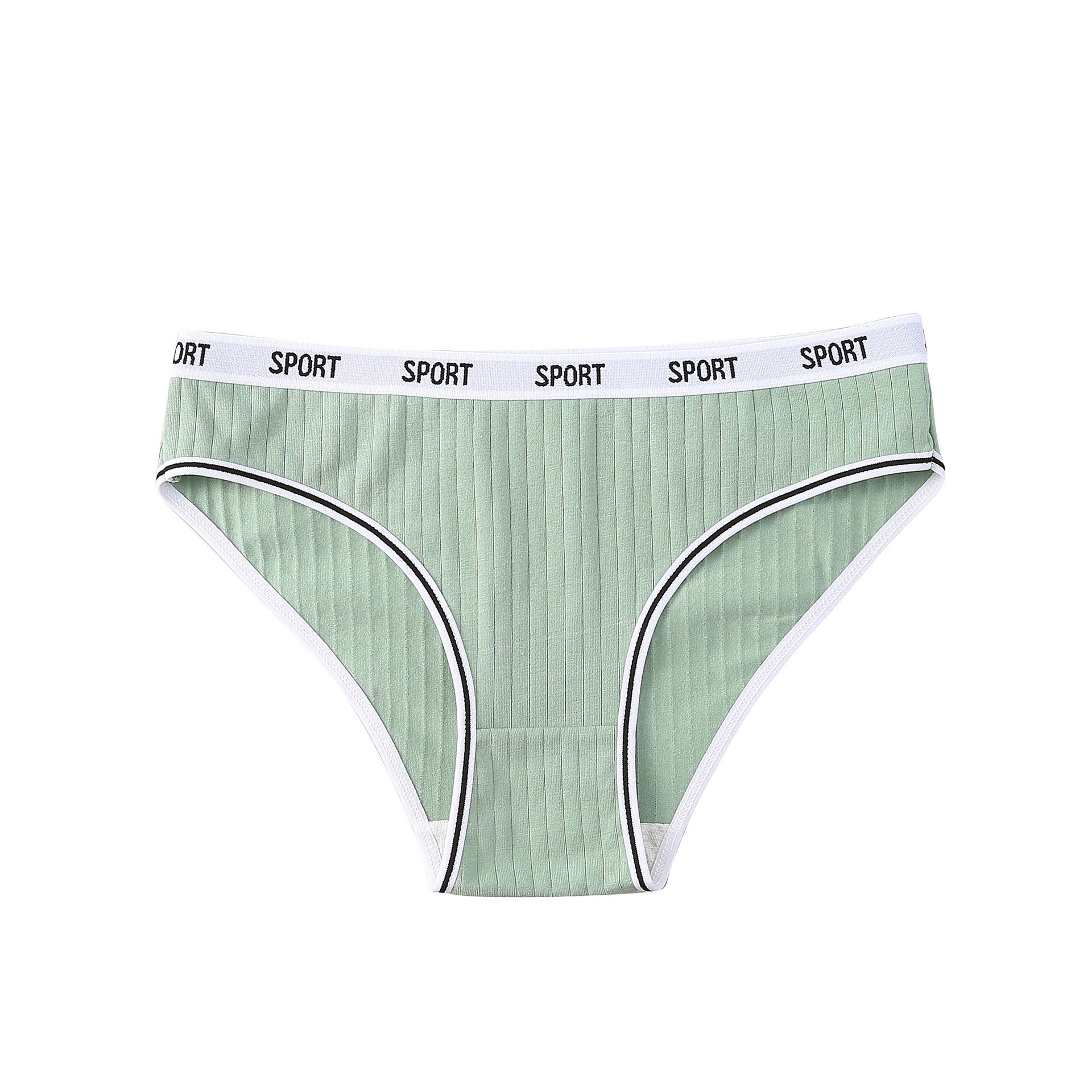 Cotton Low Waist Sports Panties for Women - Breathable