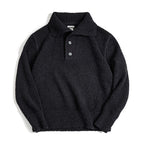 Thick Thermal Sweater with Lapel for Men
