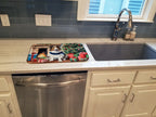 Sheltie Cozy Christmas Dish Drying Mat