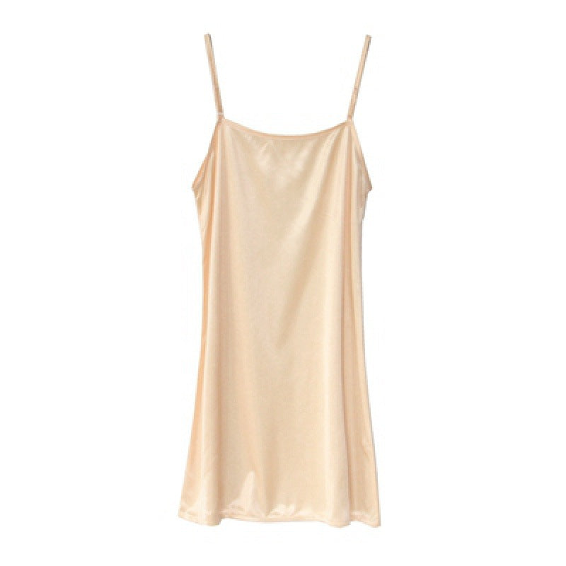 Thin Shoulder Strap Spring & Summer Dress Slip Petticoat