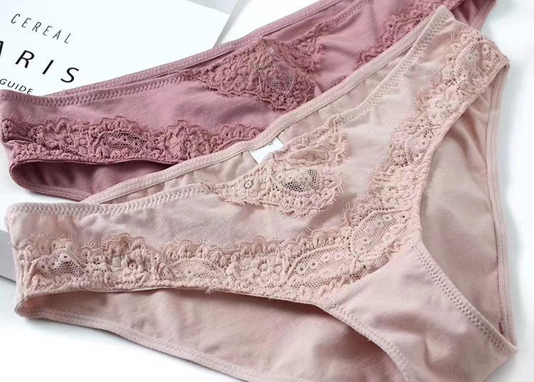 Lace Strapless Wireless Women's Fashion Bra Set
