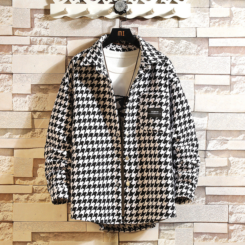 Simple Fashion Jacket for Men with Loose Fit