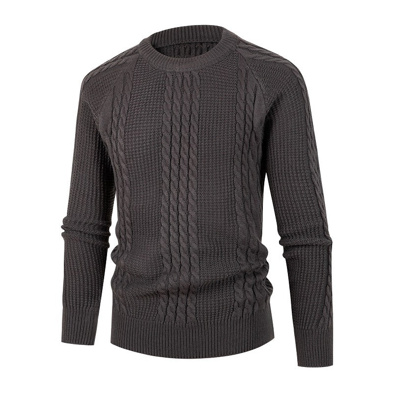 Men's Solid Color Knit Pullover Fashion Sweater | Streetwear
