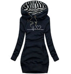 Long Sleeve Hoodie Dress | Streetwear