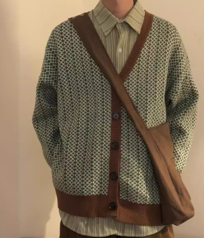 Vintage Knitted Cardigan Vest by Tide Coffee