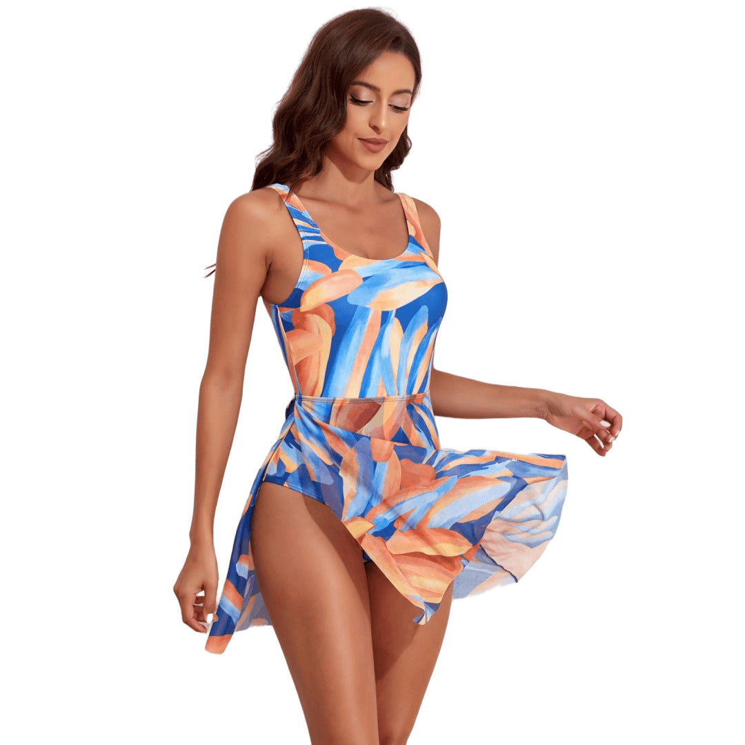 Lanci 2024 Women's Digital Print One-Piece Swimsuit