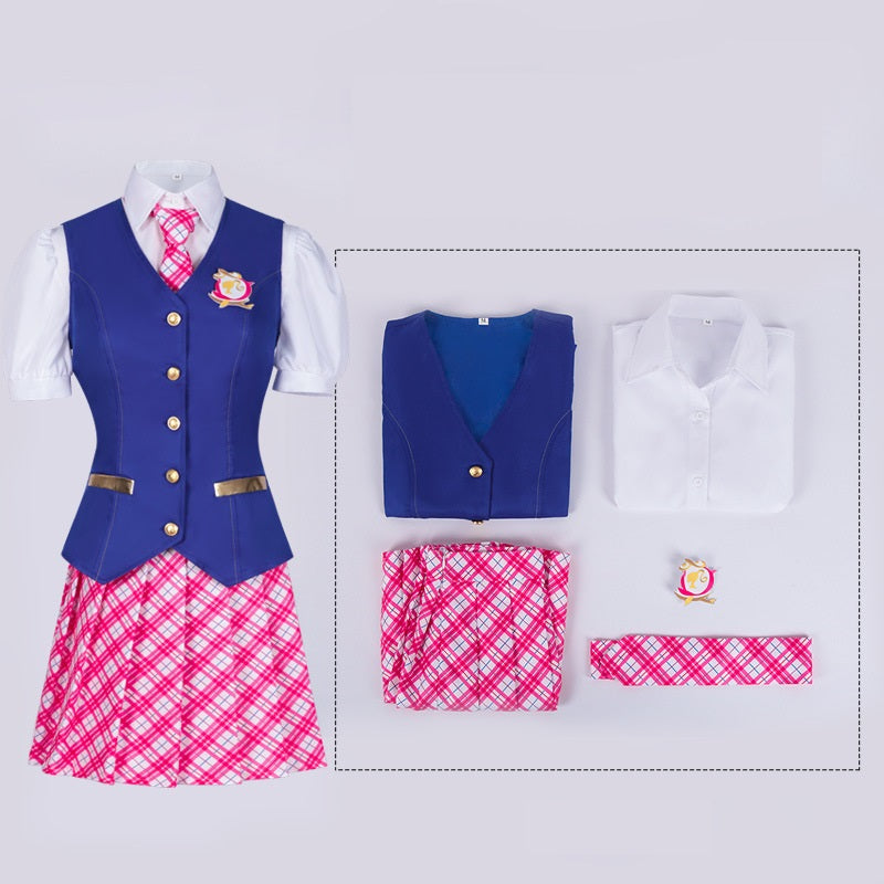 Barbie Academy Women's Swimsuit Cosplay Costume Set