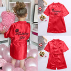Ice Silk Embroidered Lace Nightgown Pajamas Robe