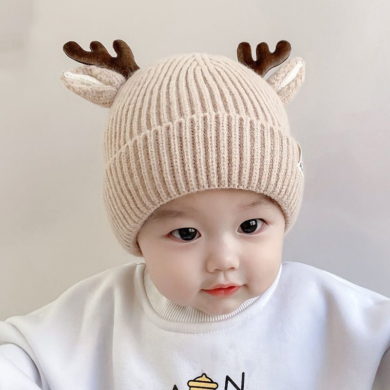 Thick Thermal Wool Baby Winter Cap for Infants