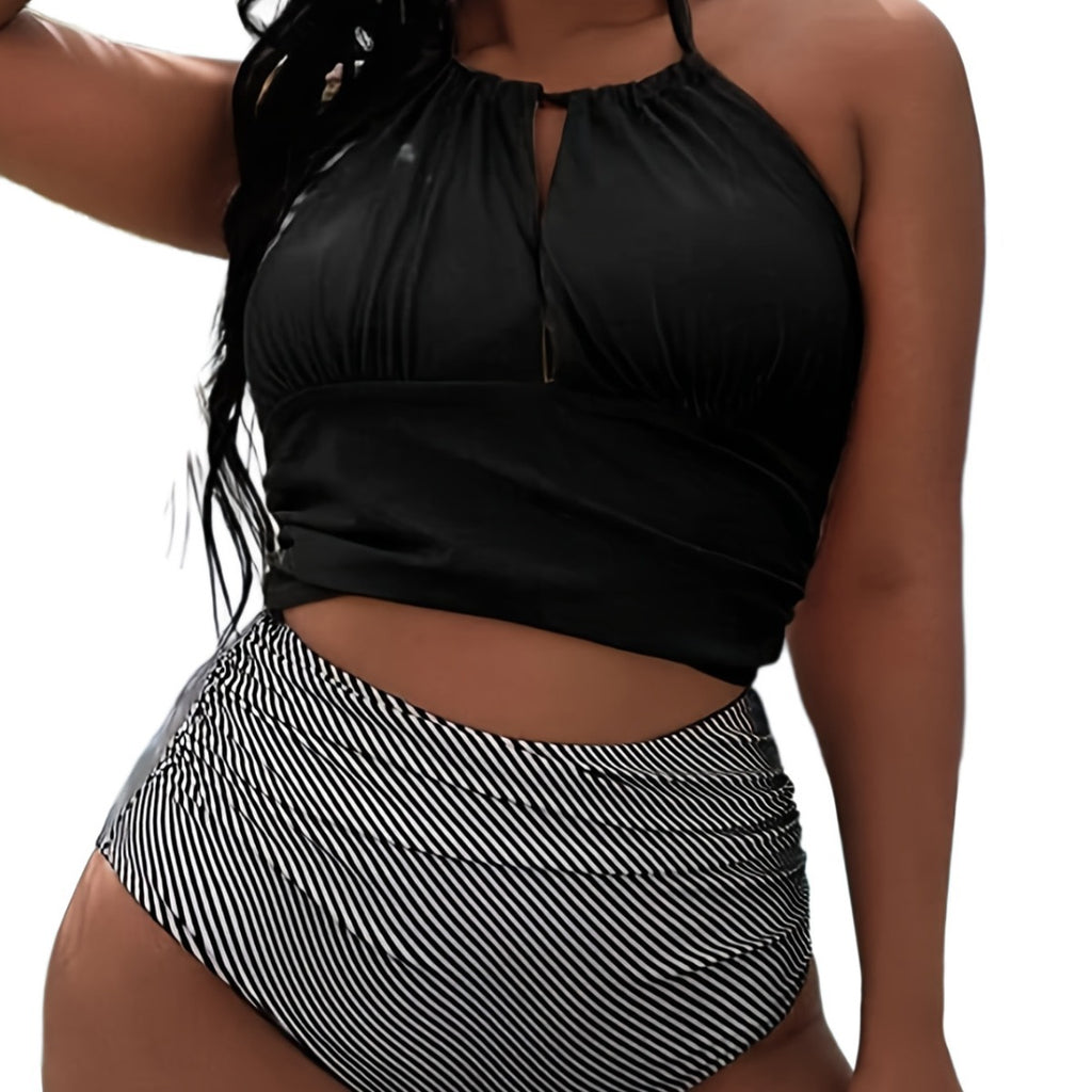 Fashion Split Pants Printed Swimwear for Amazon Sales
