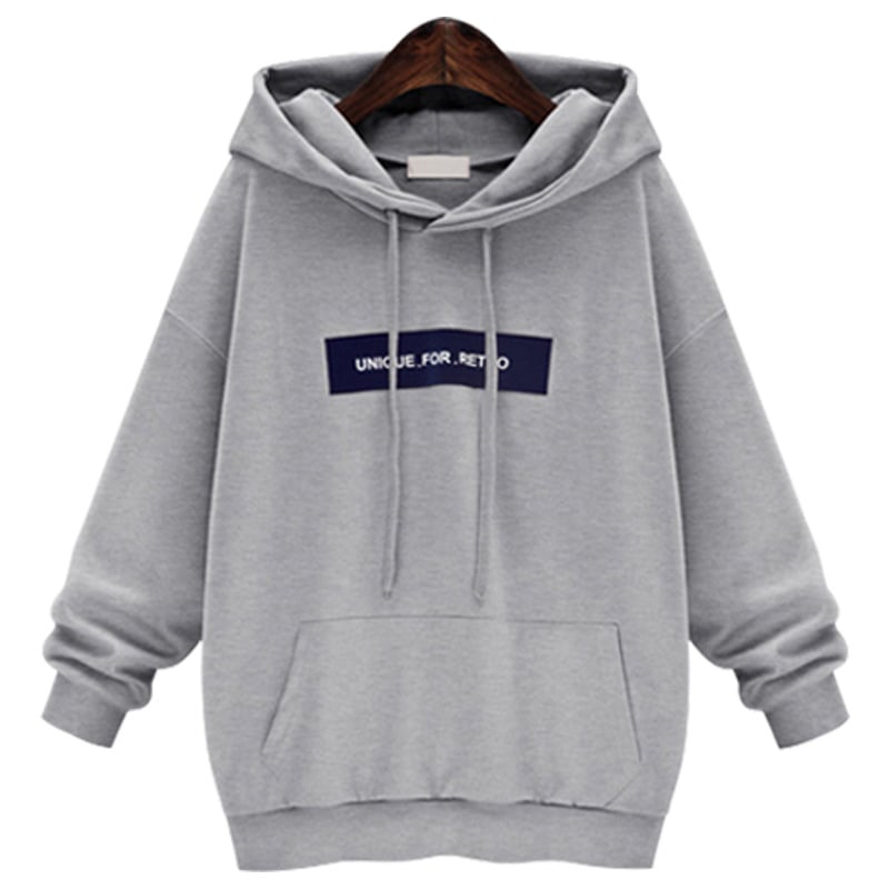 Hooded Plus Fleece Sweater for Students