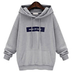 Hooded Plus Fleece Sweater for Students