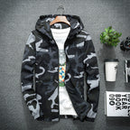 Autumn Hip Hop Jacket for Men and Women with Camouflage