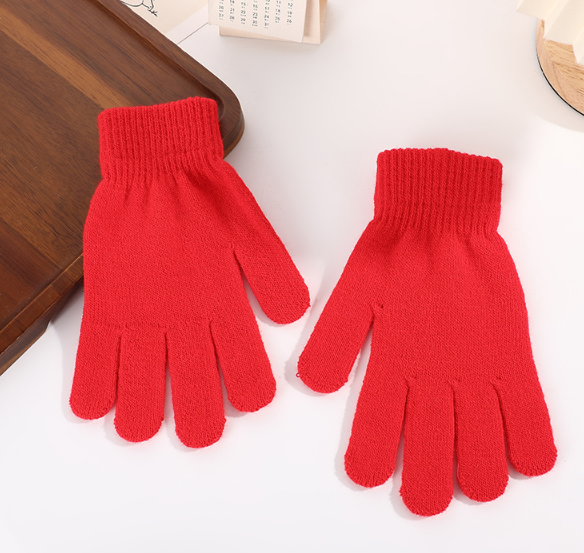Multicolor Knitted Warm Gloves for Children