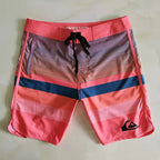 Men's Coral Striped Board Shorts