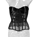P3202 Breathable Mesh Sheer Fishbone Corset