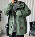 Men's Windproof Military Parka - Thick Casual Jacket