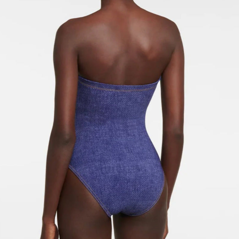 Elegant Women's One-Piece Slimming Swimwear Set