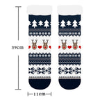 Thick Plush Women's Christmas Mid-Calf Floor Socks