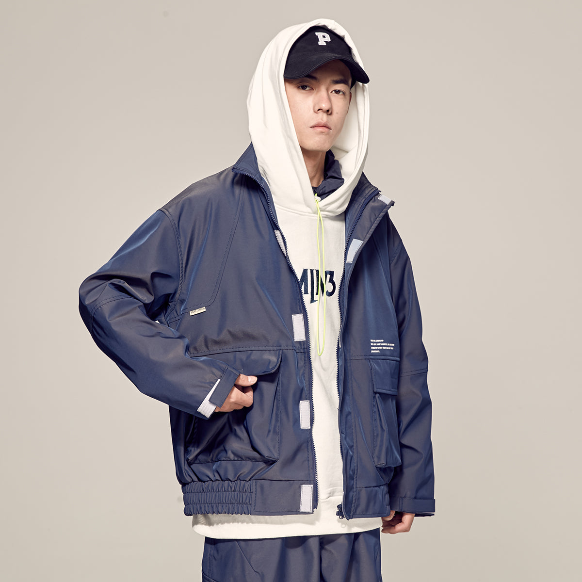Spring Reflective Jacket with Colorful Gradient