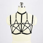 Elastic Cage Star Body Harness