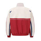 Fashion Stitching Stand-up Collar Jacket Men
