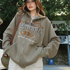 Vintage Hooded Sweatshirt for Women | Streetwear