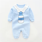 Cotton Long Sleeve Baby Bodysuit for Newborns