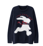 Round Neck Knitted Sweater for Men and Women