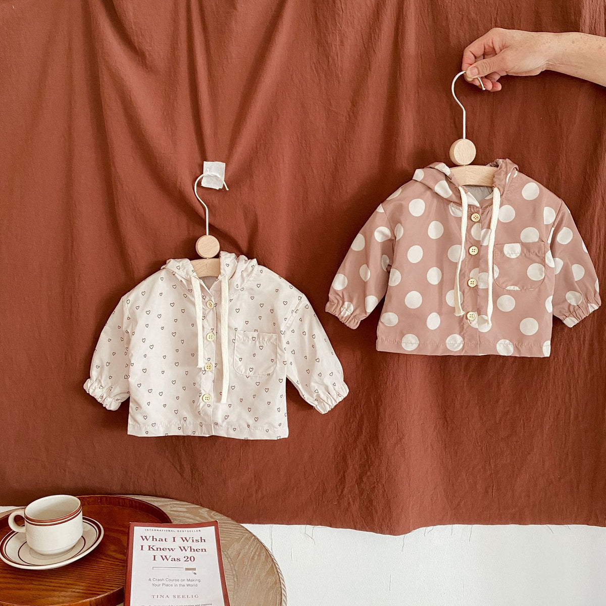 Baby Love Dot Print Sunscreen Cardigan Coat