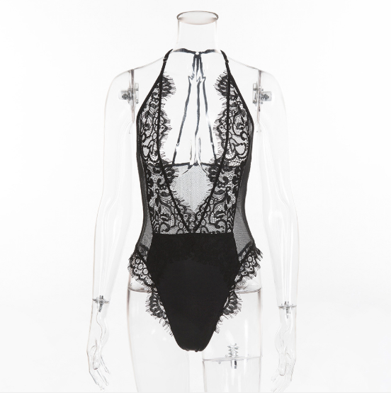 Sexy Hollow Shaping Bodysuit with Straps for Women