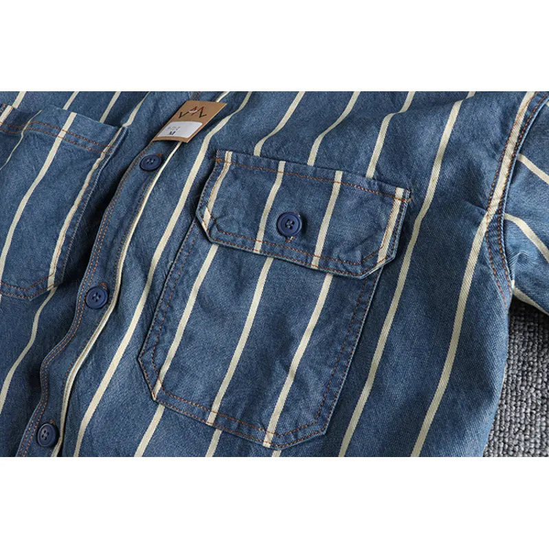 Men's Tooling Style Shirt Coat