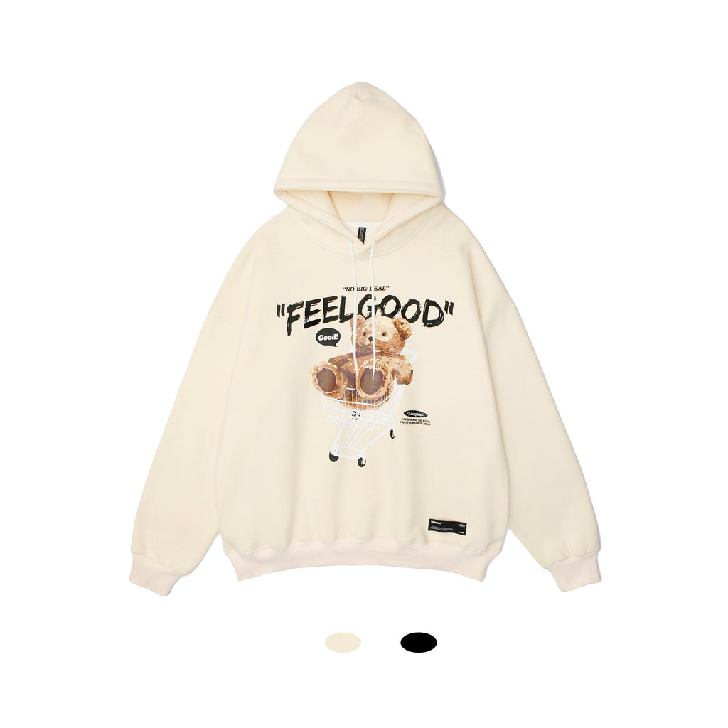 Hong Kong Style Bear Fleece Hooded Sweater (Unisex)