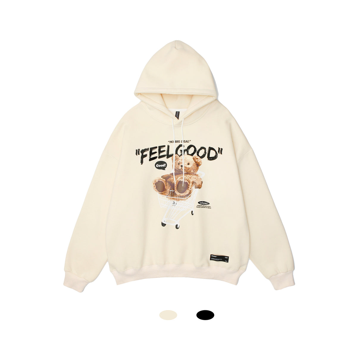 Hong Kong Style Bear Fleece Hooded Sweater (Unisex)