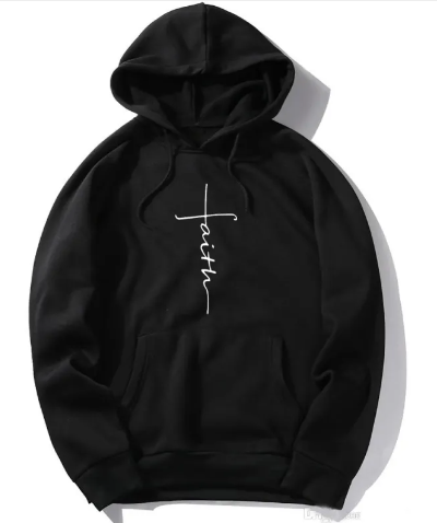 Faith Printed Hoodie | Streetwear