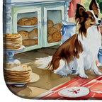 Papillon Christmas Cookies Dish Drying Mat